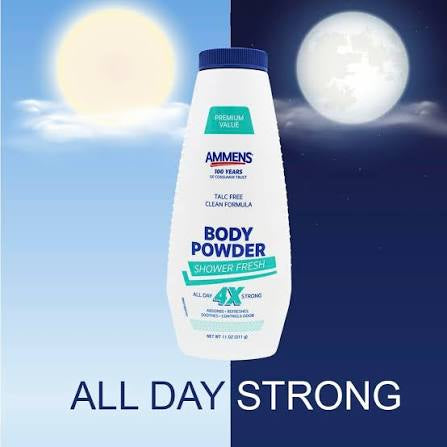 Ammens Shower Fresh 11oz - Blauw
