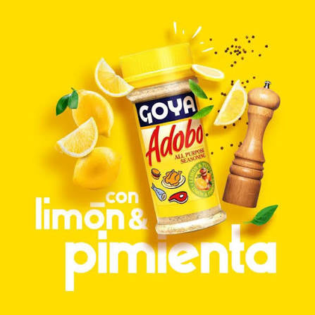 Goya Adobo sazonador para todo uso limón y pimienta 8oz (226g)
