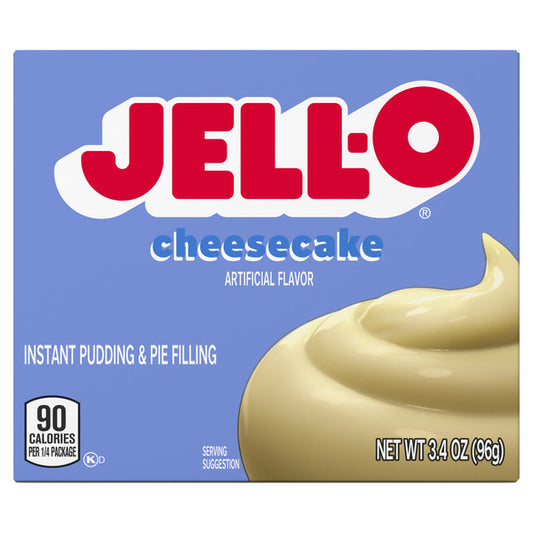 Jello Pudín Instantáneo de Tarta de Queso 3.4oz (96g)