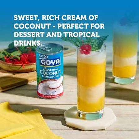 Goya crema de coco 15oz (425g)