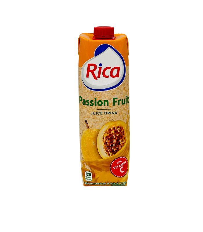 Rica Bebida de Zumo de Maracuyá 12 x 1 Litro