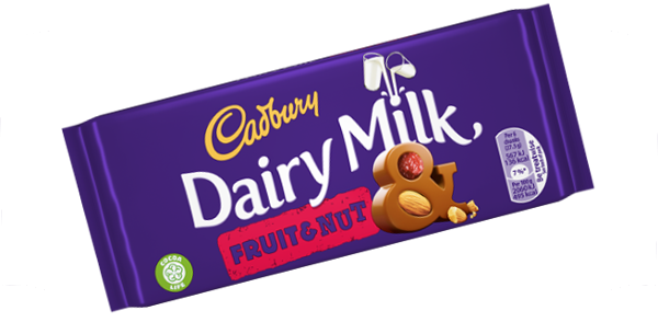 Cadbury Dairy Milk Fruit & Nut (110g)