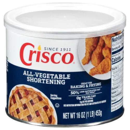 Crisco Manteca Vegetal 16oz (453g)