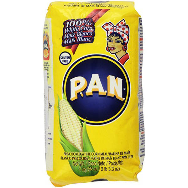 Harina de Maíz PAN - Blanca 35.27oz (1kg)