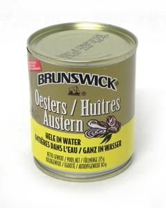 Brunswick Boiled Oysters Natural 7.9oz (225g)