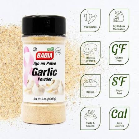 Badia Garlic Powder 3oz (85.05g)
