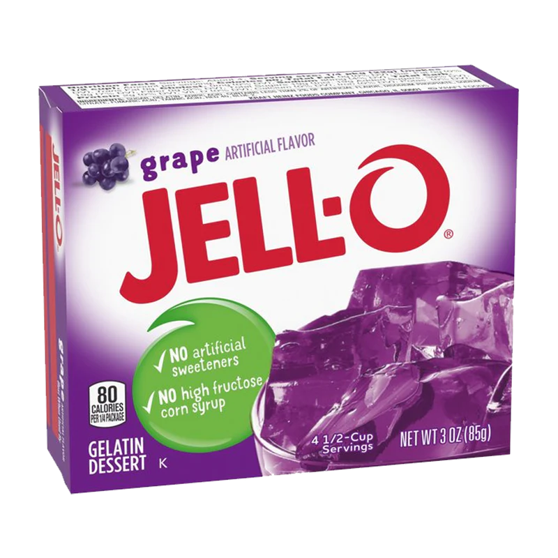 Jello Gelatin Grape Powder 85gr