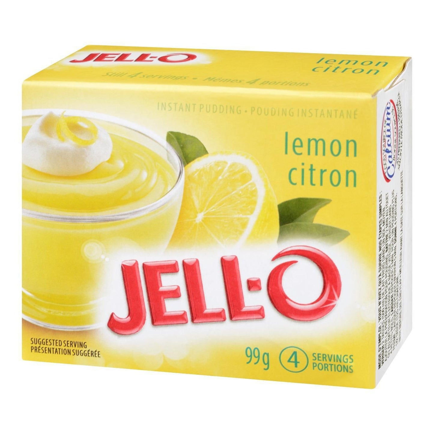Jello Instant Pudding Lemon 3.4oz (96g)