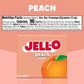 Jello Gelatin Peach Powder 3oz (85g)