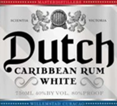 Ron blanco del Caribe Neerlandés 750ml - 40% ALC.