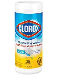 Clorox Disinfecting Wipes Lemon Fresh - 35 servetjes