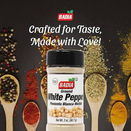 Badia White Pepper 2oz (56.7g)