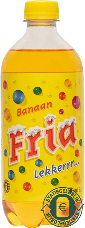 Fria Soft Drink Banana 20oz (591ml) (incl. statiegeld) - DATUM MEI 2026