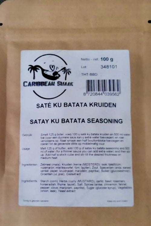 Antillean Chinese Satay with Potato Sauce 100g (enough for 1 liter of sauce)