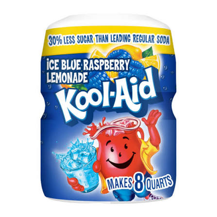 Kool-Aid powder - Ice Blue Raspberry Lemonade 20oz (567g)