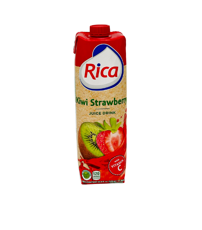 Rica Kiwi Strawberry Juice Drink 33.8oz (1Liter)