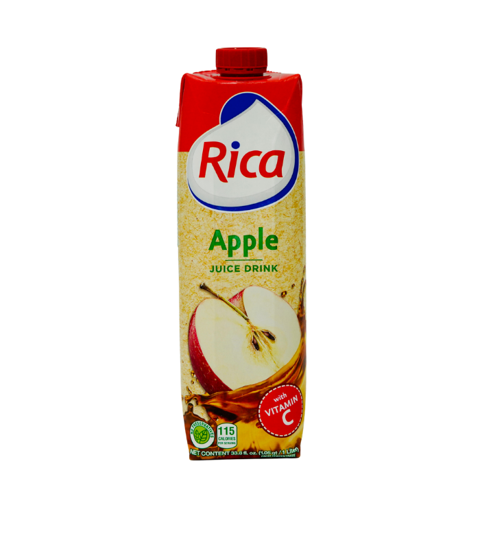 Rica Apple Juice Drink 33.8oz (1Liter)