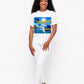 Curaçao T-shirt met korte mouwen - (Shirt 1)