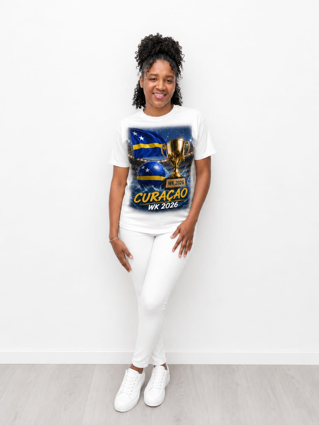 Curaçao T-shirt met korte mouwen - (Shirt 2)