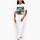 Curaçao T-shirt met korte mouwen - (Shirt 4)