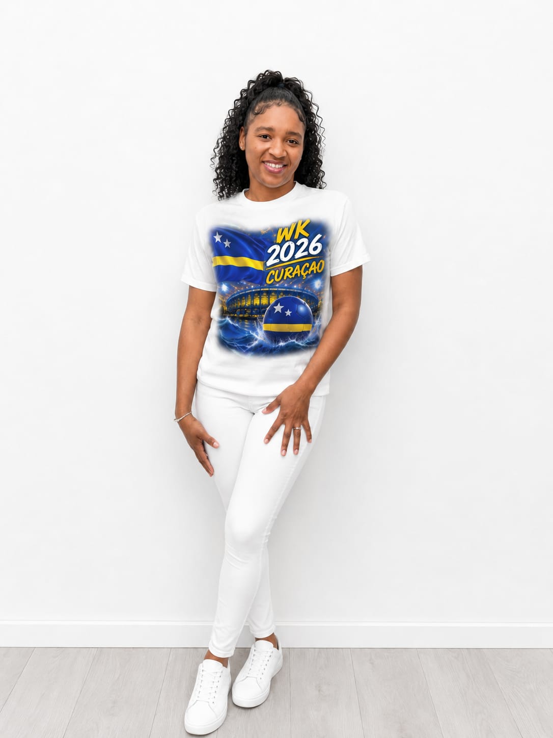 Curaçao T-shirt met korte mouwen - (Shirt 7)