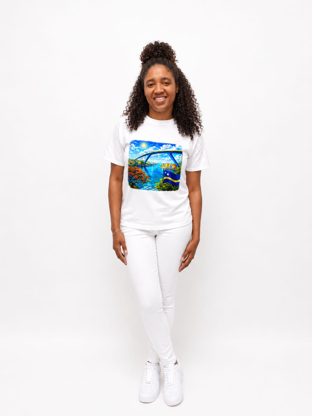 Curaçao T-shirt met korte mouwen - (Shirt 9)