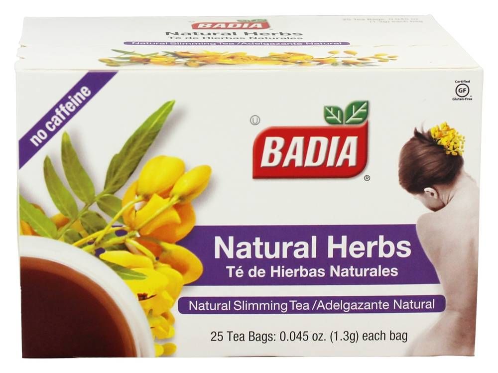 Badia Té de Hierbas Naturales - 25unidades (de 1.3g)