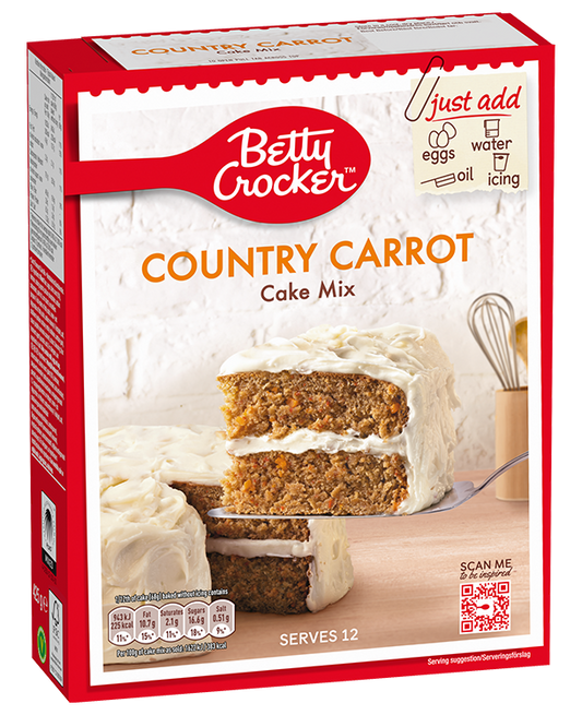 Betty Crocker Country Carrot Cake Mix 15oz (425g) FECHA