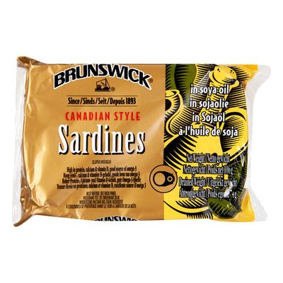 Sardinas Brunswick natural / soja 3.7oz (106g)