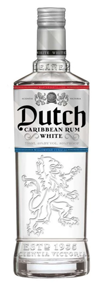 Ron blanco del Caribe Neerlandés 750ml - 40% ALC.
