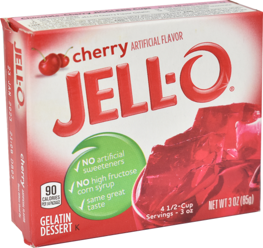 Jello Gelatina en Polvo Sabor Cereza 85g