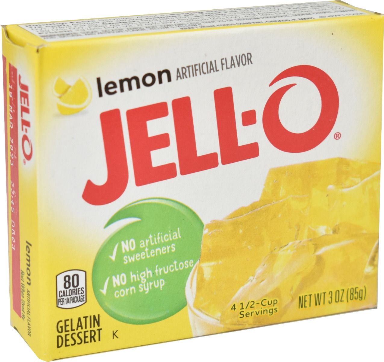 Jell-O Gelatin Lemon Powder 3oz (85g)