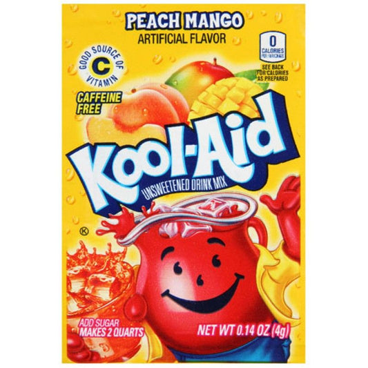 Kool-Aid Peach Mango sobre 0.14oz (3.9g)