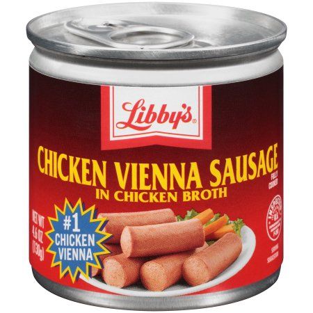 Salchichas de pollo viena Libby's 4.6oz (130g)