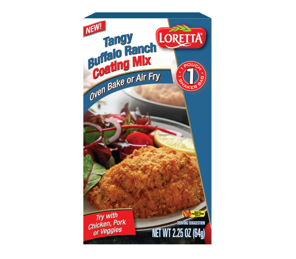 Loretta Tangy Ranch coating mix 2.25oz (64g)