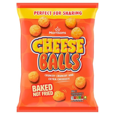 Morrisons cheese balls 140gram