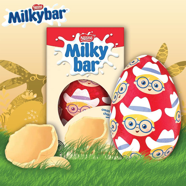 Nestle milkybar egg small 72gram - DOOS VAN 12 PAKKEN