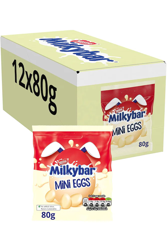 Nestle milkybar mini egg 80gram - DOOS VAN 12 PAKKEN