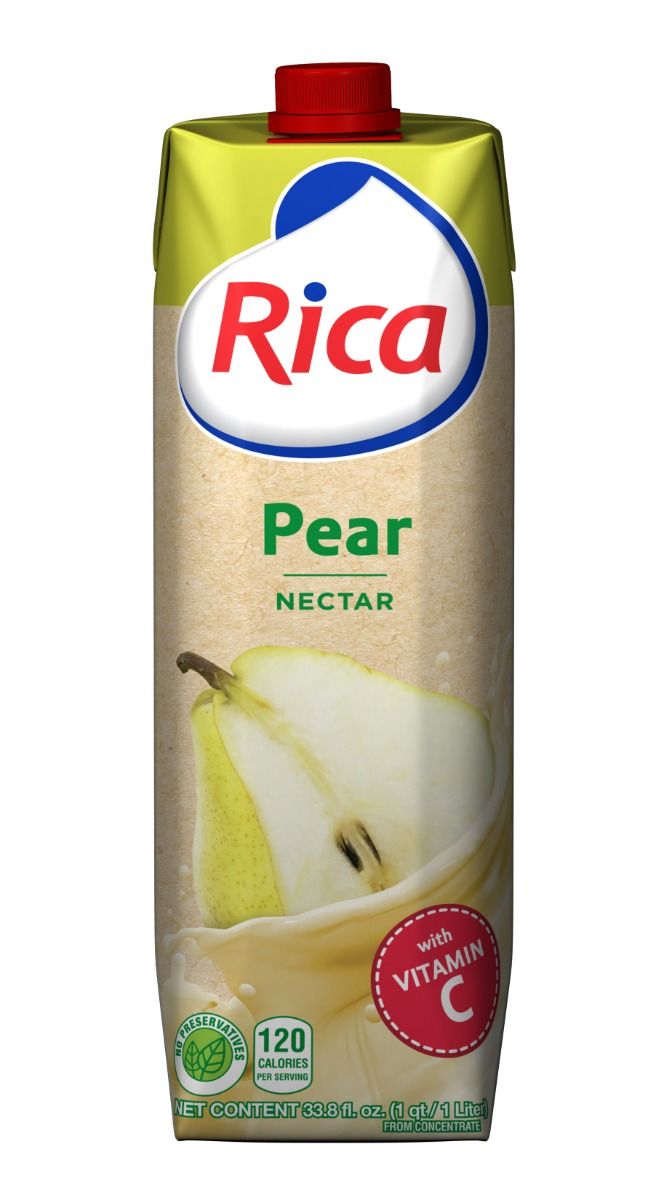 Rica Pear Nectar 33.8oz (1Liter)