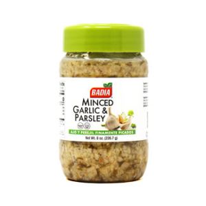 Badia Minced Garlic & Parsley 8oz (226.7g)