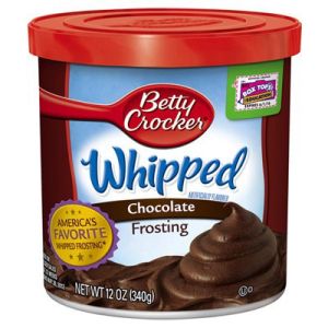 Betty Crocker Frosting Whipped Chocolate 12oz (340g)