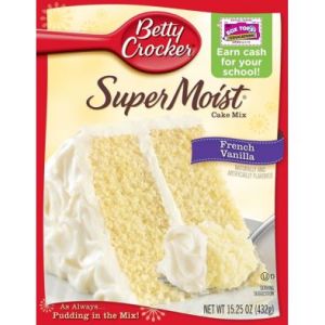 Betty Crocker Super Moist French Vanilla Cake Mix 15.25oz (432g)