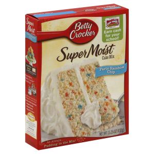 Betty Crocker SM Rainbow Bit Cake Mix 15.25oz (432g)