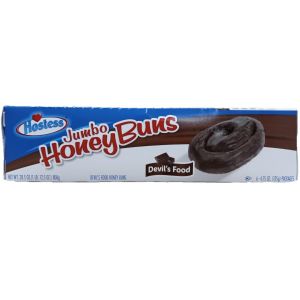 Hostess Jumbo HoneyBuns Devil’s Food  4 Oz (113g)