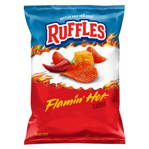 Ruffles Potato Chips Flamin Hot 6.5oz 184g DATUM