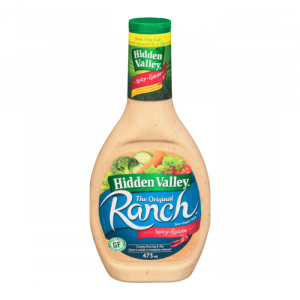 Hidden Valley Spicy Ranch Salad Dressing - GROOT 473 ml/16oz	