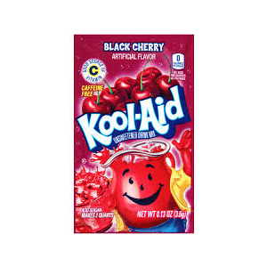 Kool-Aid Black Cherry zakje 0.14oz (3.9g)