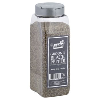 Badia Ground Black Pepper 16oz (453.6g)