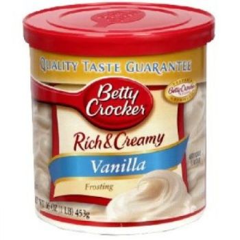 Betty Crocker Frosting Rich & Creamy Vanilla 16oz (453g)