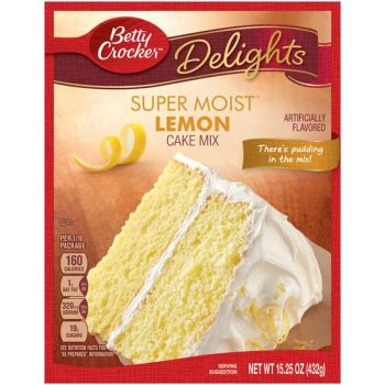 Betty Crocker Super Moist Lemon Cake Mix 13.25oz (375g) 